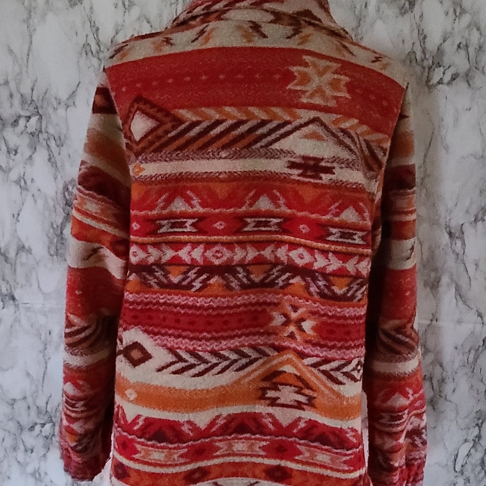 Rustic Mountains Aztec Jacket Size Large - image 4